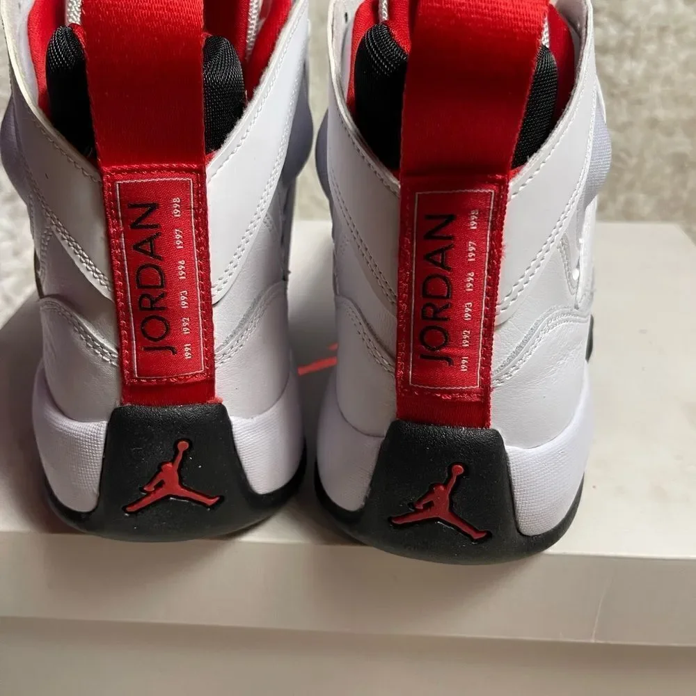 New in Box Jordan Jumpman Two Trey White University Red SZ 11 DO 1925 160